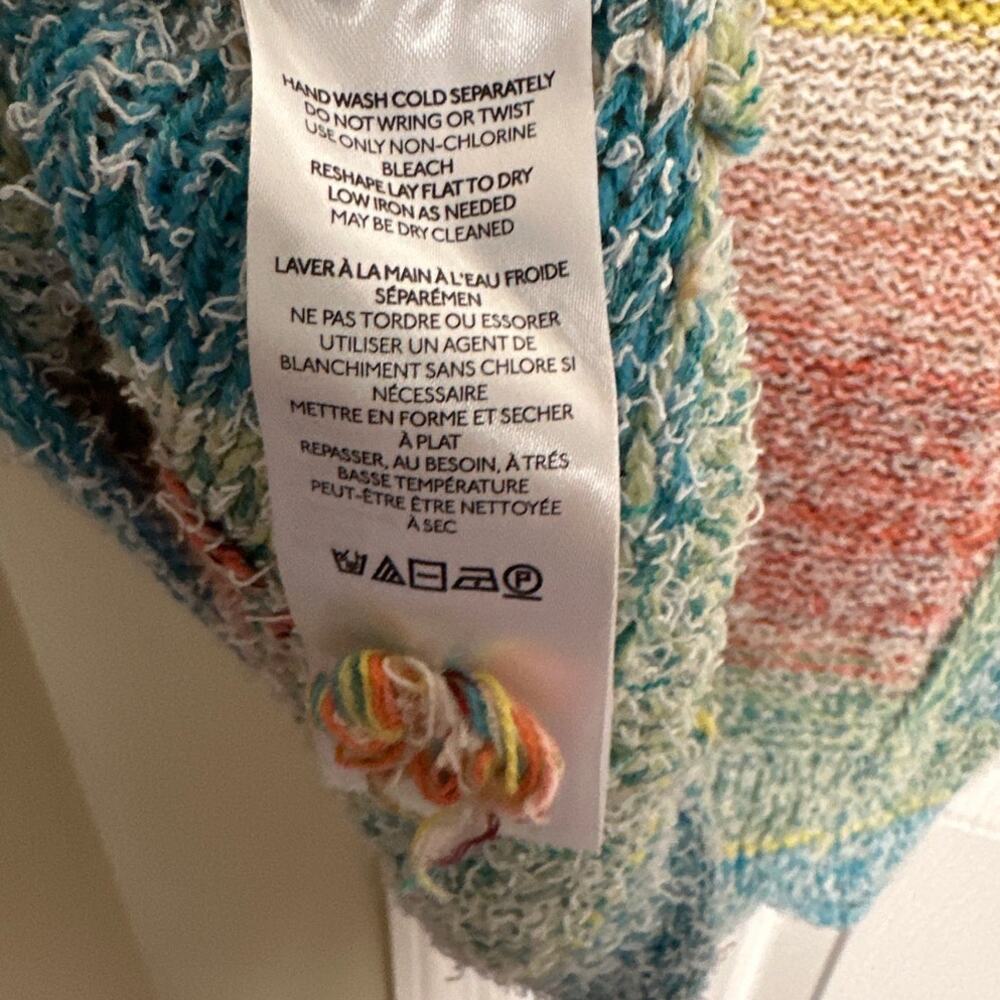 Anthropologie Pilcro Space-Dyed Textured Knit‎ Sweater Tee - Small - Picture 5 of 8